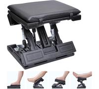 SurmountWay Foot Rest Under Desk Infinite Adjustable Footrest Ergonomic for Office Home Gaming, Foldable Foot Rest with Massage Beads Removable Pad for All Seasons