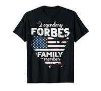 Surname Forbes US Flag Forbes Last Name Forbes T-Shirt