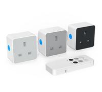 SURNICE Remote Control Sockets, 80m/260FT Control Range, Wireless Light Switch, Heavy Duty Indoor Wireless Outlets, 3 Pack Sockets with 1 Remote