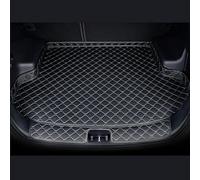 SUROK Car Trunk Mat for Lexus RX 450H L AL20 2019-2022, Leather Car Boot Mat, Boot Liner Mat Tailored Protector Interior Mats Anti-Slip High Side,Black-Beige