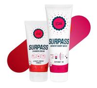 SURPASS - Women's Cycling Bundle, Chamois Cream for Cyclists & Magnesium Shower Gel, Anti Chafing, Chub Rub, Hydrating Body Wash, Bodywash After Intense Workout (170ml+250ml)