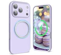 SURPHY Magnetic for iPhone 17 Pro Case, Upgraded [Full Camera Protection] [Liquid Silicone] Shockproof Gel Rubber Phone Case for iPhone 17 Pro 6.3 inch 2025, Lilac