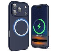 SURPHY Magnetic for iPhone 17 Pro Max Case, Upgraded [Full Camera Protection] [Liquid Silicone] Shockproof Gel Rubber Phone Case for iPhone 17 Pro Max 6.9 inch 2025, Midnight Blue