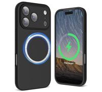 SURPHY Magnetic for iPhone 17 Pro Max Case, Upgraded [Full Camera Protection] [Liquid Silicone] Shockproof Gel Rubber Phone Case for iPhone 17 Pro Max 6.9 inch 2025, Black