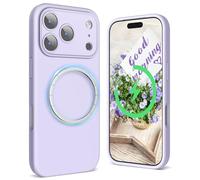 SURPHY Magnetic for iPhone 17 Pro Max Case, Upgraded [Full Camera Protection] [Liquid Silicone] Shockproof Gel Rubber Phone Case for iPhone 17 Pro Max 6.9 inch 2025, Lilac