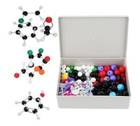 Surplex 307Pcs Molecular Model Kit Chemistry Inorganic and Organic Structure Building Atom Links Educational Toys Teaching Learning Set for Teachers Students Scientists Chemistry Class