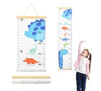 Surplex Hanging Measurement Ruler for Kids, Baby Height Growth Chart Nursery Wall Hanging Height Chart for Children Teenager Growth Record Room Decoration (Bule)