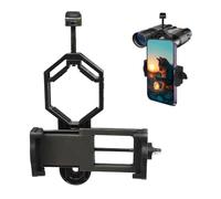 Surplex Universal Cell Phone Adapter Mount, Compatible with Binocular Monocular Spotting Scope Telescope and Microscope, For Iphone Sony Samsung Moto Etc (Black)