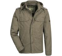 Surplus Airborne Jacket Mens Hooded Tactical Outdoor Zipped Casual Work Olive