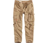 Surplus Airborne Slimmy Mens Cargo Trousers Combat Army Slim Fit Pants Beige