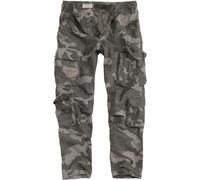 Surplus Airborne Slimmy Mens Cargo Trousers Combat Slim Fit Pants Black Camo