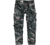 Surplus Raw Vintage Airborne Slimmy Mens Cargo Vintage Trouser, Blackcamo, S