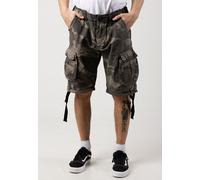 Surplus - Airborne Vintage Black Camo - Shorts - camouflage - M - 100% Cotton,Cotton M