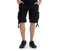 Surplus - Airborne Vintage Black - Shorts - black - 3XL - 100% Cotton 3XL
