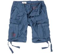 Surplus Airborne Vintage Mens Cargo Shorts Military Combat Bermudas Cotton Navy