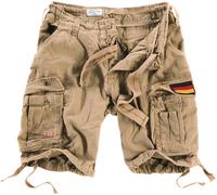 Surplus Airborne Vintage Patch Shorts, beige, size 5XL for Men