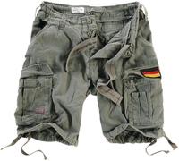 Surplus Airborne Vintage Patch Shorts, green, size S for Men