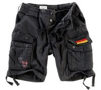 Surplus Airborne Vintage Shorts with Patch Black Size 5XL