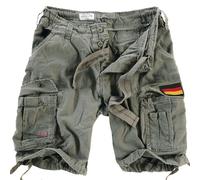 Surplus Airborne Vintage Shorts With Patch Mens Summer Beach Tactical Olive
