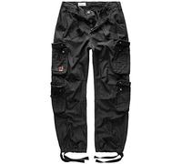 Surplus Cargo Trousers Mens Airborne Vintage, Black, 3XL