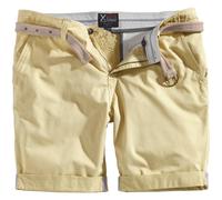 Surplus Chino Shorts Knee Length Regular Fit Cotton Mens Casual Plain Beige