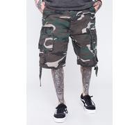Surplus - Division Woodland - Shorts - camouflage - S - 100% Cotton,Cotton S