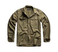 Surplus - M65 Basic Long Arm Olive - Shirt - green - S - 100% Cotton S