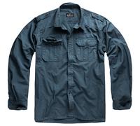 Surplus M65 Basic Shirt Long Sleeve Mens Casual Work Military Outdoor Navy