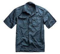 Surplus M65 Basic Shirt Short Sleeve Mens Casual Work Military Outdoor Navy