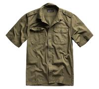 Surplus M65 Basic Shirt Short Sleeve Mens Casual Work Military Outdoor Olive