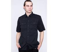 Surplus - M65 Basic Short Arm Black - Shirt - black - S - 100% Cotton