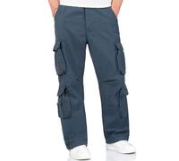 Surplus Cargo Trousers Mens Airborne Vintage, Navy, 4XL