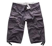 Surplus Men's Trooper Legend 3/4 Shorts Anthracite Size L