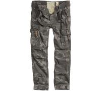 Surplus Premium Slimmy Trousers Mens Combats Slim Fit Cargo Pants Black Camo