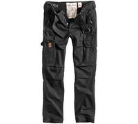 Surplus Premium Slimmy Trousers Mens Military Combats Slim Fit Cargo Pants Black