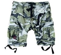 Surplus Army Airborne Vintage Cargo Pants Mens Military Shorts Washed Urban Camo
