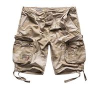 Surplus Raw Vintage Airborne Vintage Herren Cargo Shorts, desertstorm, 7XL