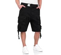 Surplus Raw Vintage Division Mens Cargo Shorts, Black, L