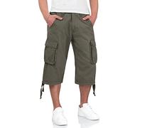Surplus Raw Vintage Men´s Cargo Trooper Legend 3/4 Shorts, Olive, XL