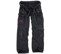 Surplus Royal Outback Zip Off Trousers Mens Cargos Army Combat Pants Royal Black