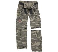 Surplus Royal Traveler Mens Cargo Trousers Army Zip Off Combat Pants Royal Camo