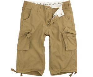 Surplus Trooper Cargo 3/4 Leg Shorts Mens Cotton Combat Trekking Summer Beige