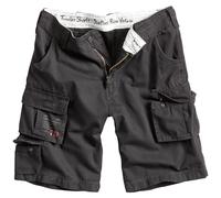 Surplus Trooper Cargo Shorts Mens Cotton Combat Hiking Bermudas Outdoor Black
