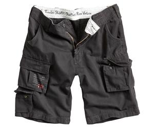 Surplus Trooper Cargo Shorts Mens Cotton Combat Hiking Bermudas Outdoor Black