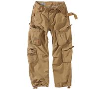 SURPLUS VINTAGE MENS AIRBORNE COMBAT TROUSERS CARGO WORK WEAR ARMY PANTS COYOTE
