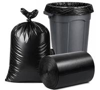 SurpOxyLoc 180L Multipurpose Tear-Resistant Trash Bags,Heavy Duty,Tastless and Black Garbage Bags (20 Count,100x120cm)