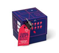 SURPRISA Velvet Puzzle Gift Box - Romantic Money Gift Packaging with Heart Riddle - Ideal for Valentine’s Day, Anniversary or Wedding - For Him & Her - Size S (12 cm)