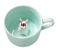 Surprise 3D Coffee Mug Animal Inside 8 oz with Bunny,Cute Cartoon Handmade Ceramics Cup,Christmas Birthday Surprise for Friends Family or Kids,Best Office Cups Morning Mugs(8 oz Bunny)