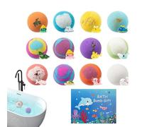 Surprise Bath Bombs, Built-In Fun Toys, 22.5x5.5x16.2cm, Bath Balls With Collectible Toy Inside, B̄āt̄h̄ Salt Balls, Gentle Fragrance Release, For Boys Girls Playdates Summer