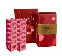 Surprise Box, Explosion Gift Box for Money, Folding Bouncing for Anniversary, Wedding, Birthday, Marriage Proposals (B-12 Boxs)